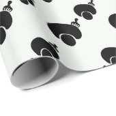 zwart-wit omslagpapier afromen en plukken cadeaupapier (Rol Hoek)