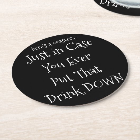 Zwart-wit Onderzetter (Gebogen)