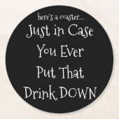 Zwart-wit Onderzetter (Voorkant)