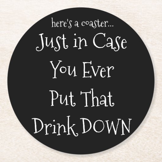 Zwart-wit Onderzetter (Voorkant)