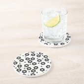 Zwart wit onderzetter (Zijkant)