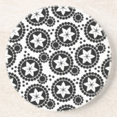 Zwart wit onderzetter (Voorkant)