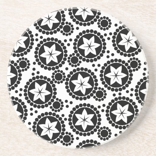 Zwart wit onderzetter (Voorkant)