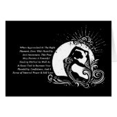 Zwart Wit One-legged King Pigeon Yoga Pose Logo (Voorkant Horizontaal)