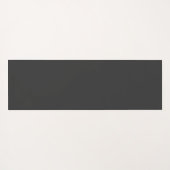 Zwart Wit One-legged King Pigeon Yoga Pose Logo Yogamat (Achterkant (horizontaal))