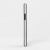 Zwart-wit oneffen strepen Case-Mate iPhone case (Achterkant/rechts)