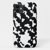 Zwart Wit Onregelmatig Abstract Patroon Case-Mate iPhone Case (Achterkant)