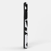 Zwart Wit Onregelmatig Abstract Patroon Case-Mate iPhone Case (Achterkant/rechts)