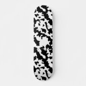Zwart Wit Onregelmatig Abstract Patroon Persoonlijk Skateboard (Voorkant)