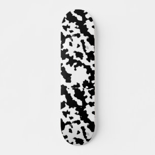 Zwart Wit Onregelmatig Abstract Patroon Persoonlijk Skateboard