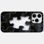 Zwart-wit Ontbrekend stuk puzzelstuk Foto Case-Mate iPhone Case (Achterkant (horizontaal))