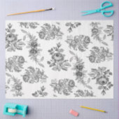 Zwart-wit ontkoppelingspagina tissuepapier (Craft)