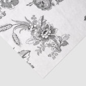 Zwart-wit ontkoppelingspagina tissuepapier (Detail)