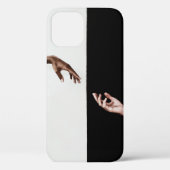 Zwart-wit ontwerp Case-Mate iPhone case (Achterkant)