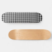 Zwart-wit ontwerp persoonlijk skateboard (Horizontaal)