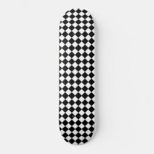 Zwart-wit ontwerp persoonlijk skateboard