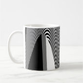Zwart-wit op art design, koffie-Mok Koffiemok (Links)