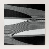 Zwart-wit op art design, puzzel (Horizontaal)