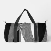 Zwart-wit Op Art-ontwerp, Plunjezak (Voorkant)