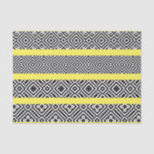 Zwart-wit op de kunst gepatenteerde strepen op gee tissuepapier (Voorkant)