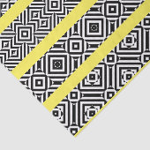 Zwart-wit op de kunst gepatenteerde strepen op gee tissuepapier (Detail)