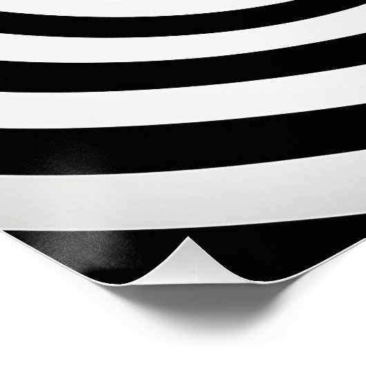 Zwart-wit Op kunst Perfect Poster (Hoek)