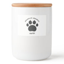 Zwart-wit opa's Granddog 1 grote hond paw