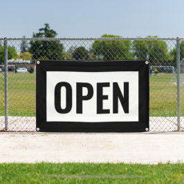 ZWART & WIT OPEN TEKEN  SPANDOEK