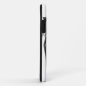 Zwart-wit  opknoping Bat iPhone Case (Achterkant/rechts)