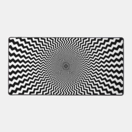 Zwart wit optisch design bureaumat