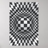 Zwart wit, optisch, optisch, lichtsignaal, afdruk/ poster (Voorkant)