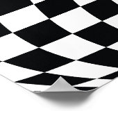 Zwart wit optisch, optisch, optisch, abstract afdr poster (Hoek)