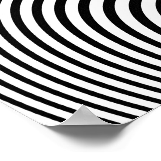 Zwart-wit optisch Poster voor verlichting tegen li (Hoek)