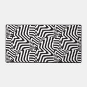 Zwart-wit optische illusie bureaumat (Voorkant)