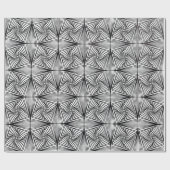 Zwart-wit optische illusie inpakpapier (Vlak)