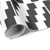 Zwart-wit optische kunst cadeaupapier (Rol Hoek)