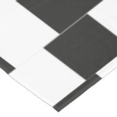 Zwart-wit optische kunst tafelkleed (Gekanteld)
