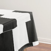 Zwart-wit optische kunst tafelkleed (Voorbeeld)