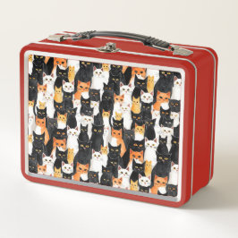 Zwart Wit Oranje Kitty Cats