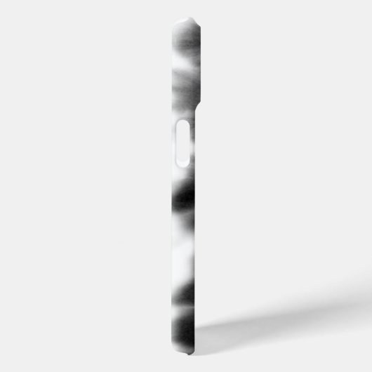 Zwart wit orchidee schilderij tropische bloemen Case-Mate iPhone case (Achterkant / Rechts)