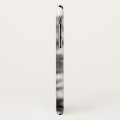 Zwart wit orchidee schilderij tropische bloemen Case-Mate iPhone case (Achterkant/links)