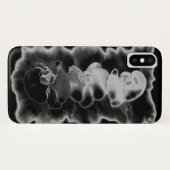 Zwart wit orchidee schilderij tropische bloemen Case-Mate iPhone case (Achterkant (horizontaal))