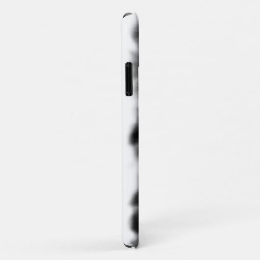 Zwart wit orchidee schilderij tropische bloemen Case-Mate iPhone case (Achterkant/rechts)