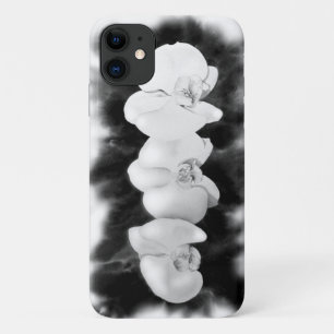 Zwart wit orchidee schilderij tropische bloemen Case-Mate iPhone case