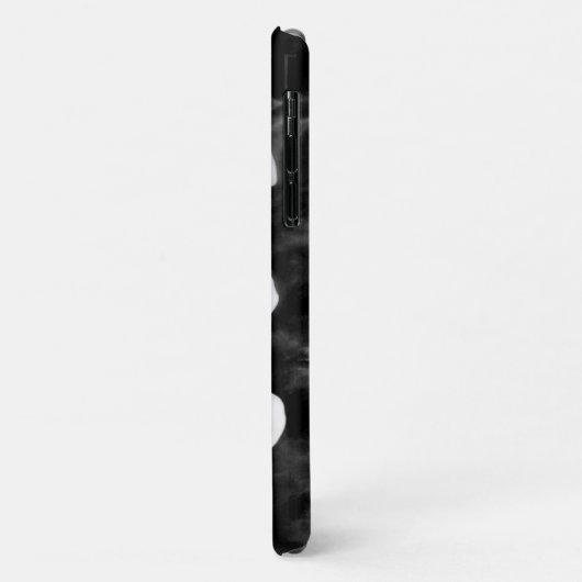 Zwart wit orchidee schilderij tropische bloemen Case-Mate iPhone case (Achterkant/links)