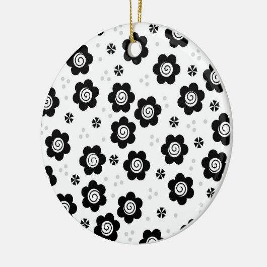 Zwart wit Ornament (Links)