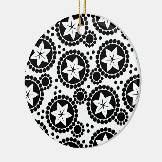 Zwart wit Ornament (Links)