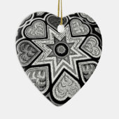 Zwart-wit Ornament voor muziek (Rechts)