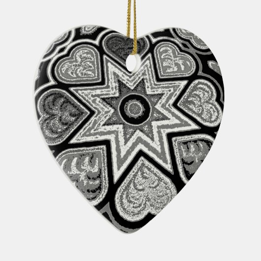 Zwart-wit Ornament voor muziek (Rechts)