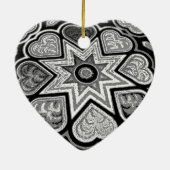 Zwart-wit Ornament voor muziek (Achterkant)